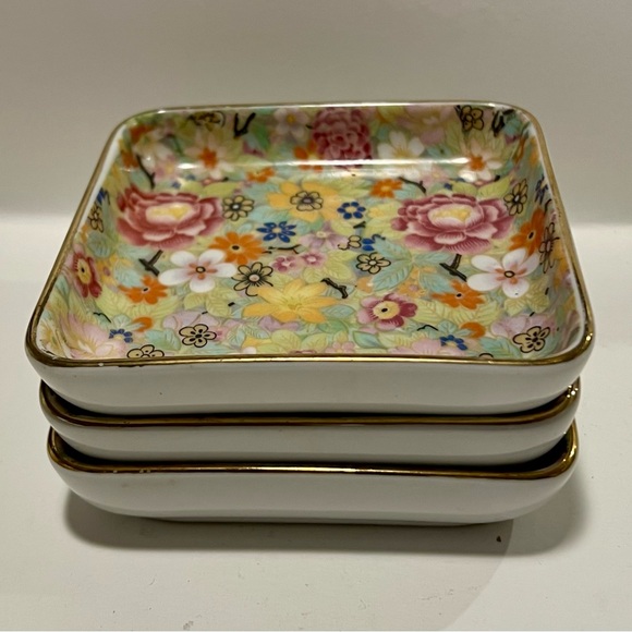 Set of 2 Bavarian Small Square Dishes - Picture 2 of 8